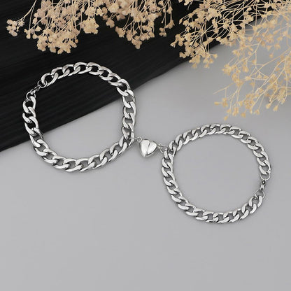 Heart Couple Bracelet For Women and Men